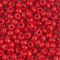 Miyuki Round Seed Beads 6/0 Opaque Red 20GM
