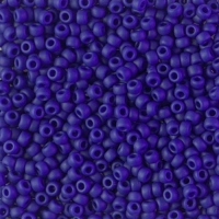 Miyuki Round Seed Beads Size 8/0 Matte Opaque Cobalt 22GM