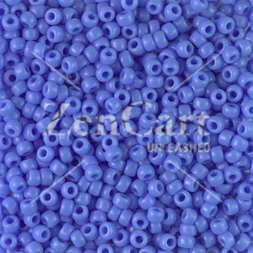 Miyuki Round Seed Beads Size 8/0 Opaque Periwinkle 22GM - Click Image to Close