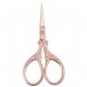 Stainless Steel Scissors, Beading & Embroidery Rose Gold