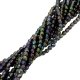 Fire Polished Faceted 2mm Round Beads 50pcs - LS Iris Tanzanite