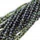Fire Polished Faceted 3mm Round Beads 50pcs - Luster Tr Green