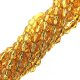 Fire Polished Faceted 4mm Round Beads 100pcs - SL Topaz