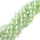 Fire Polished Faceted 4mm Round Beads 100pcs - SL Peridot