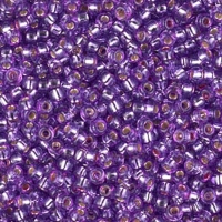 Miyuki Round Seed Beads Size 11/0 Duracoat SL Lavender 23GM