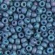 Miyuki Round Seed Beads 6/0 Matte Metallic Steel Blue Luster 20G