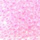 Miyuki Round Seed Beads 6/0 Pink Lined Crystal 20GM