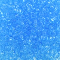 Miyuki Round Seed Beads Size 8/0 Transparent Light Blue 22GM