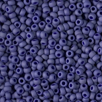 Miyuki Round Seed Beads Size 8/0 Matte Opaque Cobalt Blue Luster