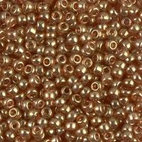 Miyuki Round Seed Beads Size 8/0 Topaz Gold Luster 22GM