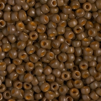Miyuki Round Seed Beads Size 8/0 DURACOAT Opaque Topaz 22GM