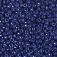 Miyuki Round Seed Beads Size 8/0 Duracoat Opq Navy Blue 22GM
