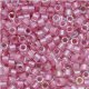 DB072 Miyuki Delica Seed Beads 11/0 Lined Pale Lilac AB 7.2GM