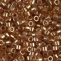 DB102 Miyuki Delica Seed Beads 11/0 Gold Luster Rose 7.2GM