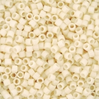 DB1490 Miyuki Delica Seed Beads 11/0 Opaque Bisque White 7.2GM