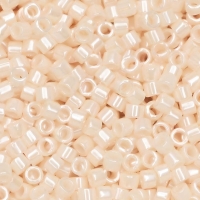 DB1530 Miyuki Delica Seed Beads 11/0 Opaque Bisque White Ceylon