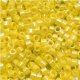 DB160 Miyuki Delica Seed Beads 11/0 Opaque Yellow AB 7.2GM