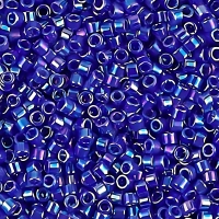 DB165 Miyuki Delica Beads Size 11/0 Opaque Royal Blue AB 7.2GM