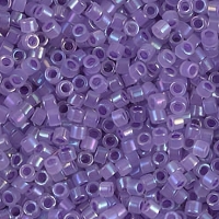 DB1753 Miyuki Delica Seed Beads 11/0 Purple Lined Opal AB 7.2GM