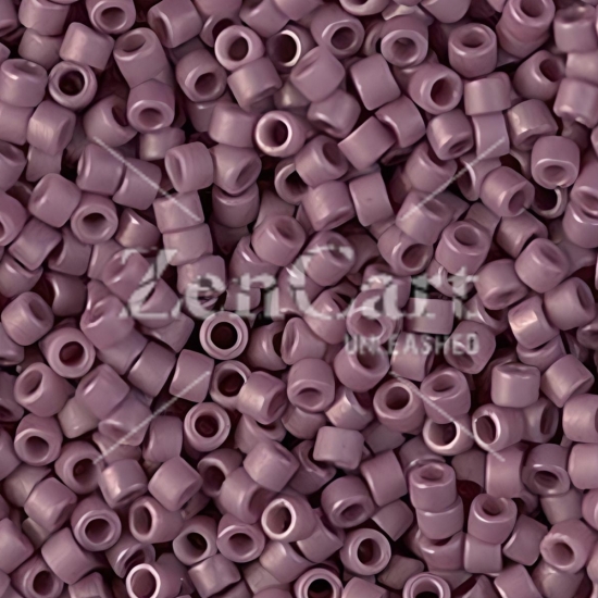 DB2295 Miyuki Delica Seed Beads 11/0 Frosted Op Glazed Plum - Click Image to Close