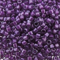 DB281 Miyuki Delica Seed Beads 11/0 Magenta Lined Pale Blue 7.2G