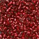 DB602 Miyuki Delica Seed Beads 11/0 Silver Lined Red 7.2GM