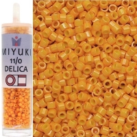 DB651 Miyuki Delica Seed Beads 11/0 Opaque Squash 7.2GM