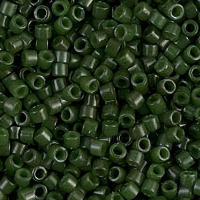 DB663 Miyuki Delica Seed Beads 11/0 Opaque Forest Green 7.2GM