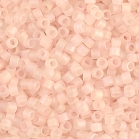DB868 Miyuki Delica Seed Beads Size 11/0 Matte TR Pink Mist 7.2G