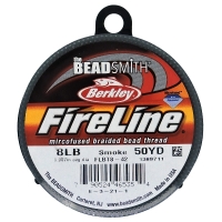 Fireline Beading Thread 8LB Smoke Grey 0.007" 50 Yards