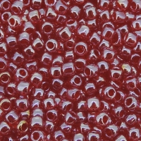 Seed Beads Round Size 11/0 28GM TR Lustered Ruby