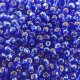 Seed Beads Round Size 11/0 28GM Silver Lined Cobalt