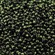 Seed Beads Round Size 11/0 28GM Gold Lustered Fern Green
