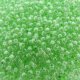 Seed Beads Round Size 11/0 28GM IC: Mint Julip Lined Crystal