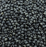 Seed Beads Round Size 11/0 28GM Matte Gunmetal