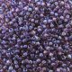 Seed Beads Round Size 11/0 28GM Purple Lined Amethyst