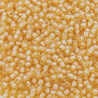 Seed Beads Round Size 11/0 28GM IC Jonquil/Lt Apricot