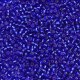 Toho Round Seed Beads Size 15/0 Silver Lined Cobalt 8GM