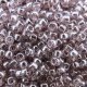Seed Beads Round Size 8/0 Transparent Lustered Lt Amy 28GM 8-110