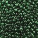 Seed Beads Round Size 8/0 Trans Dk Emerald Green 28GM 8-939