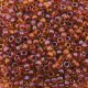 Seed Beads Round Size 8/0 IC Jonquil/Brick Red Lined 28GM