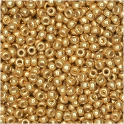  Miyuki Round Seed Beads Size 11/0 Duracoat Glvzd Gold 23.5GM 