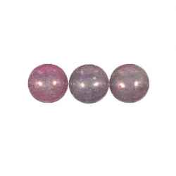  Czech Round Druk Beads 4mm - Decora Violet Blush 100pcs 