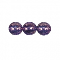  Czech Round Druk Beads 4mm - Decora Violet 100pcs 