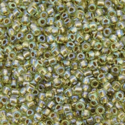  Seed Beads Round Size 11/0 28GM Gold Lnd RB Lt Jonquil 