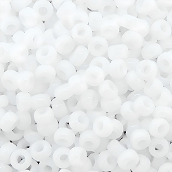  Miyuki Round Seed Beads Size 11/0 50GM Bulk Opaque White 