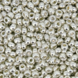  Miyuki Round Seed Beads Size 11/0 50GM Bulk Galvanized Silver 
