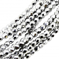  Fire Polished Faceted 3mm Round Beads 50pcs - Crstl Fll Labrador 