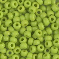 Miyuki Round Seed Beads 6/0 Opaque Chartreuse 20GM