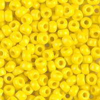 Miyuki Round Seed Beads 6/0 Opaque Yellow 20GM